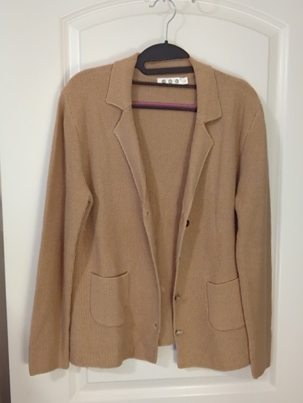 Women’s Camel Knit Blazer
